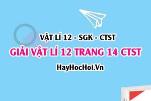 Giải Vật lí 12 trang 14 Chân trời sáng tạo SGK